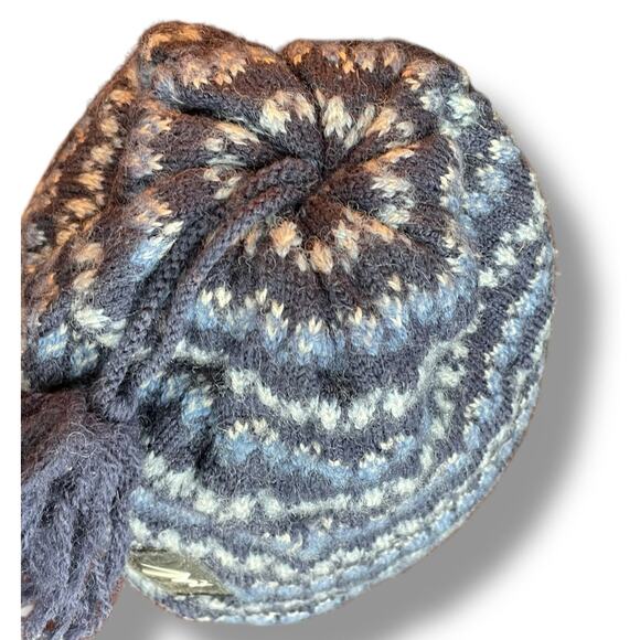 Merkley Headgear Mens Beanie Hat Cap Tassel Lined Ski Snowboard OS 100% Wool - Picture 11 of 12